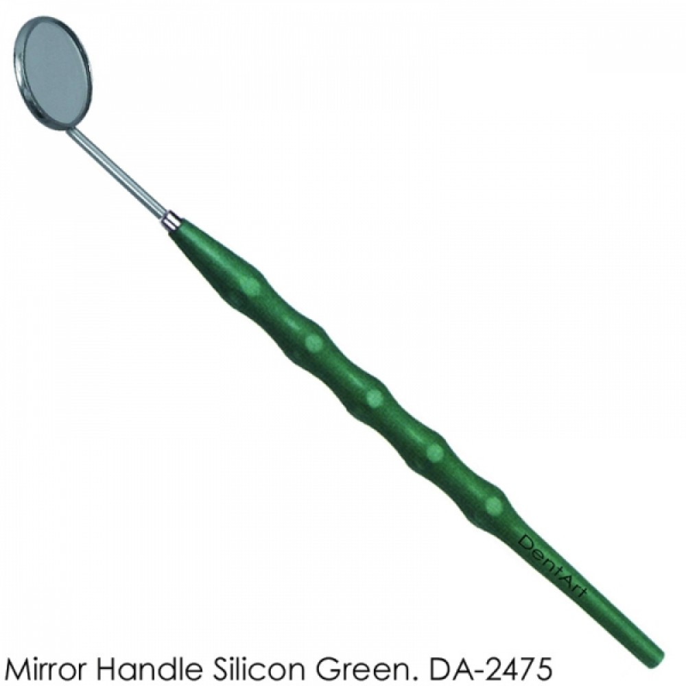 Mirror Handle Silicon Green